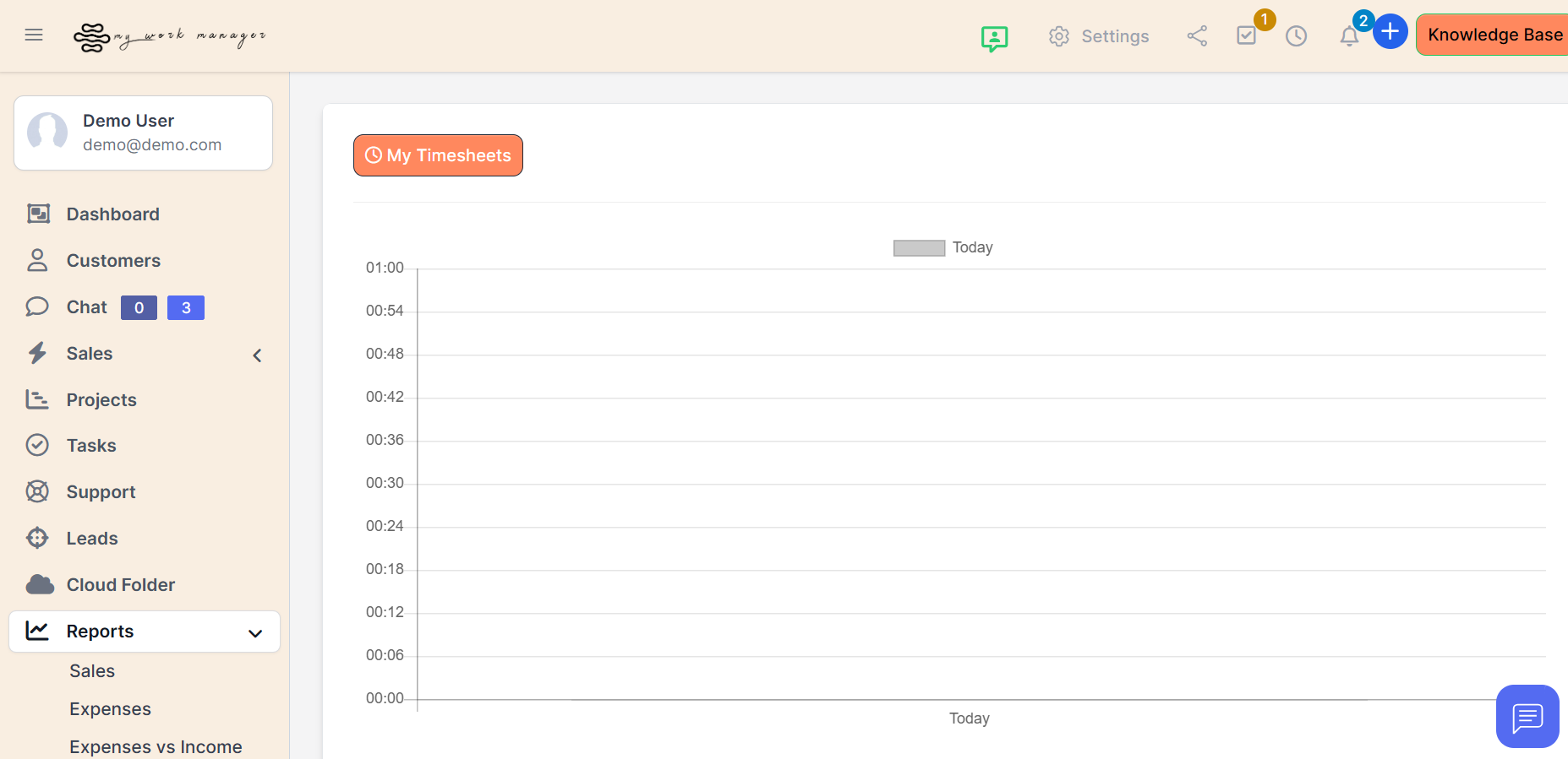 Project Milestones Screenshot